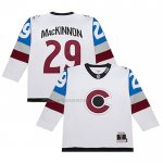 Camiseta Hockey Colorado Avalanche Nathan MacKinnon Mitchell & Ness 2016-17 Blanco