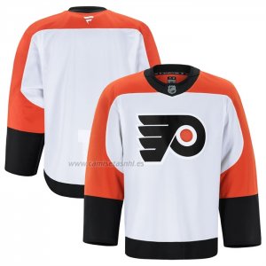 Camiseta Hockey Philadelphia Flyers Segunda Autentico Pro Blanco Camiseta Hockey Philadelphia Flyers Segunda Autentico Pro Blanco