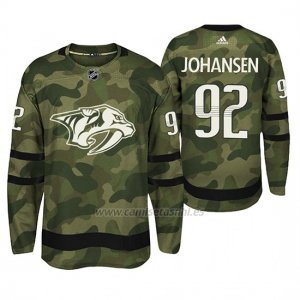 Camiseta Nashville Predators Ryan Johansen Autentico Armed Special Forces Jugador