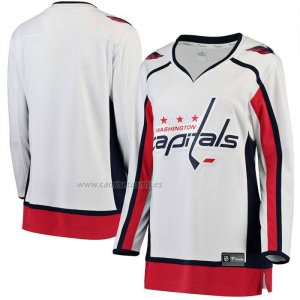 Camiseta Hockey Mujer Washington Capitals Segunda Breakaway Blanco Camiseta Hockey Mujer Washington Capitals Segunda Breakaway Blanco