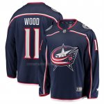 Camiseta Hockey Columbus Blue Jackets Miles Wood Primera Breakaway Azul Camiseta Hockey Columbus Blue Jackets Miles Wood Primera Breakaway Azul