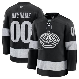 Camiseta Hockey Los Angeles Kings Alterno Premium Personalizada Negro