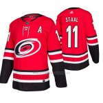 Camiseta Carolina Hurricanes Jordan Staal Primera Adidas Rojo