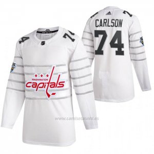 Camiseta Hockey Washington Capitals John Carlson Autentico 2020 All Star Blanco