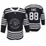 Camiseta Hockey Nino Chicago Blackhawks Patrick Kane Premier Alternato Negro