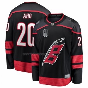 Camiseta Hockey Carolina Hurricanes Sebastian Aho 2026 Final Copa Stanley Primera Breakaway Negro Camiseta Hockey Carolina Hurricanes Sebastian Aho 2026 Final Copa Stanley Primera Breakaway Negro