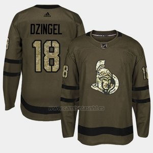 Camiseta Ottawa Senators Ryan Dzingel Camo Salute To Service