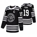 Camiseta Chicago Blackhawks Jonathan Toews Winter Classic Adidas Negro