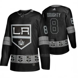 Camiseta Los Angeles Kings Drew Doughty Breakaway Negro