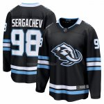 Camiseta Hockey Utah Mammoth Mikhail Sergachev Primera Breakaway Player Negro Camiseta Hockey Utah Mammoth Mikhail Sergachev Primera Breakaway Player Negro