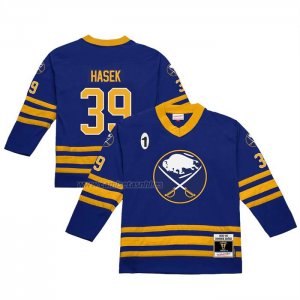 Camiseta Hockey Buffalo Sabres Dominik Hasek Mitchell & Ness 1995-96 Power Play Azul Camiseta Hockey Buffalo Sabres Dominik Hasek Mitchell & Ness 1995-96 Power Play Azul