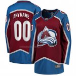 Camiseta Hockey Mujer Colorado Avalanche Primera Breakaway Personalizada Rojo