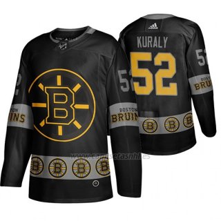 Camiseta Boston Bruins Sean Kuraly Breakaway Negro