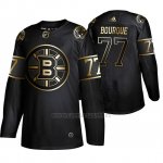 Camiseta Boston Bruins Ray Bourque Golden Edition Retired Jugador Autentico Negro