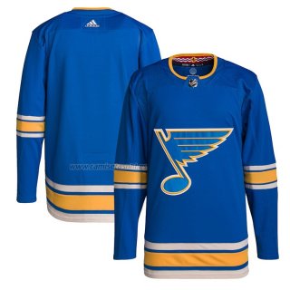 Camiseta Hockey St. Louis Blues Alternate Autentico Pro Azul