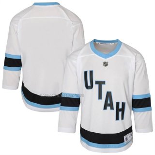 Camiseta Hockey Nino Utah Mammoth Replica Blanco