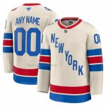 Camiseta Hockey New York Rangers 2026 Winter Classic Premium Personalizada Crema Camiseta Hockey New York Rangers 2026 Winter Classic Premium Personalizada Crema