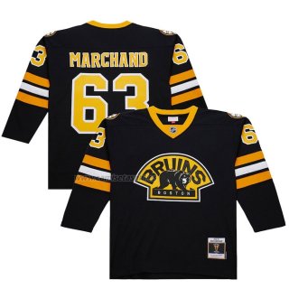 Camiseta Hockey Boston Bruins Brad Marchand Mitchell & Ness 2014-15 Negro