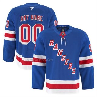 Camiseta Hockey New York Rangers Autentico Pro Personalizada Royal