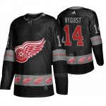 Camiseta Detroit Red Wings Gustav Nyquist Breakaway Negro