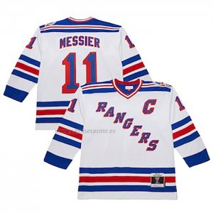 Camiseta Hockey New York Rangers Mark Messier Mitchell & Ness 1992-93 Blanco