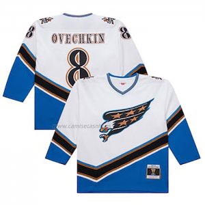 Camiseta Hockey Washington Capitals Alexander Ovechkin Mitchell & Ness 2005-06 Blanco