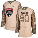 Camiseta Hockey Mujer Florida Panthers 90 Jarojo Mccann Camo Autentico 2017 Veterans Day Stitched
