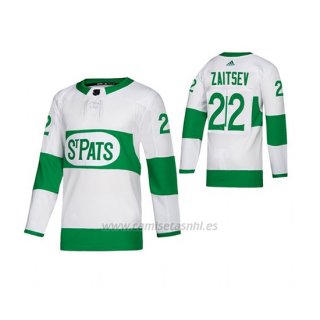 Camiseta Nino Toronto St. Patricks Nikita Zaitsev Blanco
