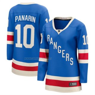 Camiseta Hockey Mujer New York Rangers Artemi Panarin Centennial Breakaway Azul