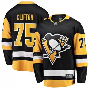 Camiseta Hockey Pittsburgh Penguins Connor Clifton Primera Breakaway Negro Camiseta Hockey Pittsburgh Penguins Connor Clifton Primera Breakaway Negro