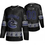 Camiseta Vancouver Canucks Personalizada Breakaway Negro
