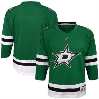 Camiseta Hockey Nino Dallas Stars Primera Replica Blank Verde