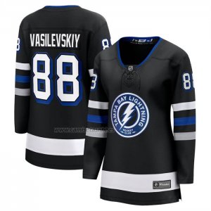 Camiseta Hockey Mujer Tampa Bay Lightning Andrei Vasilevskiy Breakaway Negro Camiseta Hockey Mujer Tampa Bay Lightning Andrei Vasilevskiy Breakaway Negro