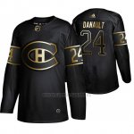 Camiseta Montreal Canadiens Phillip Danault Golden Edition Autentico Negro