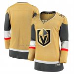 Camiseta Hockey Mujer Vegas Golden Knights Primera Breakaway Oro Camiseta Hockey Mujer Vegas Golden Knights Primera Breakaway Oro