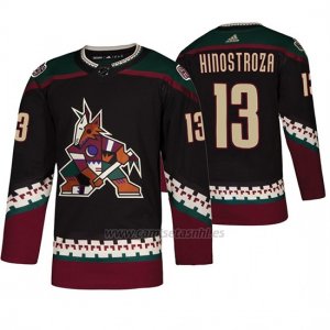Camiseta Arizona Coyotes Vinnie Hinostroza Alternato Negro