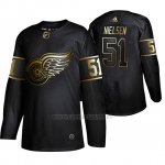 Camiseta Detroit Red Wings Frans Nielsen Golden Edition Autentico Negro