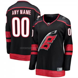 Camiseta Hockey Mujer Carolina Hurricanes Primera Breakaway Personalizada Negro Camiseta Hockey Mujer Carolina Hurricanes Primera Breakaway Personalizada Negro