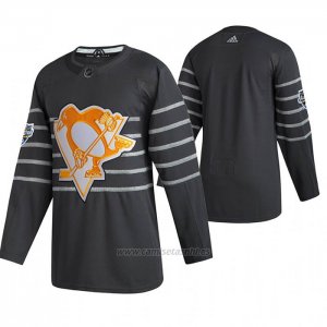 Camiseta Hockey Pittsburgh Penguins Autentico 2020 All Star Gris