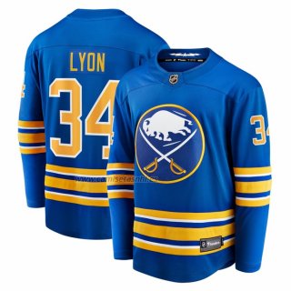 Camiseta Hockey Buffalo Sabres Alex Lyon Primera Breakaway Azul