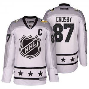 Camiseta Hockey Pittsburgh Penguins Sidney Crosby 87 2017 All Star Blanco