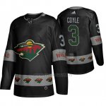 Camiseta Minnesota Wild Charlie Coyle Breakaway Negro