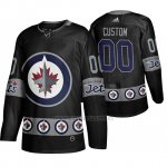 Camiseta Winnipeg Jets Personalizada Breakaway Negro
