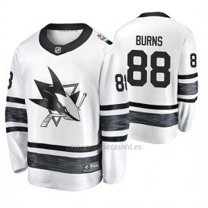 Camiseta San Jose Sharks Brent Burns 2019 All Star Blanco