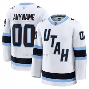 Camiseta Hockey Utah Mammoth Premium Personalizada Blanco Camiseta Hockey Utah Mammoth Premium Personalizada Blanco