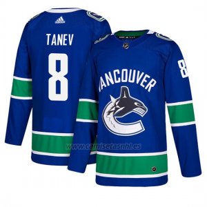 Camiseta Vancouver Canucks Christopher Tanev Home Azul