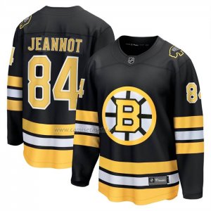 Camiseta Hockey Boston Bruins Tanner Jeannot Primera Breakaway Negro1 Camiseta Hockey Boston Bruins Tanner Jeannot Primera Breakaway Negro1