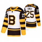 Camiseta Boston Bruins Brandon Carlo Winter Classic Adidas Blanco