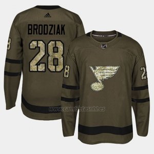 Camiseta St. Louis Blues Kyle Brodziak Camo Salute To Service
