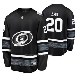 Camiseta Carolina Hurricanes Sebastian Aho 2019 All Star Negro